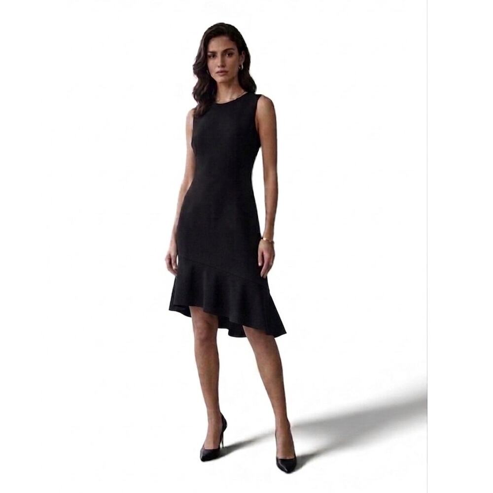 White House Black Market sleeveless Little Black Dress NEW - Picture 1 of 11